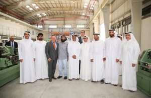 Group photo taken at the official opening of Albwardy Damen’s new yard at DMC