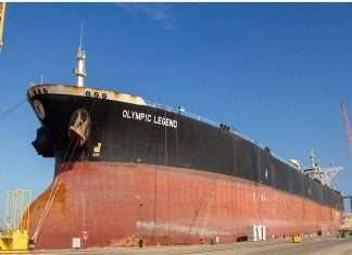 Springfield Shipping’s Olympic Legend docked in Duqm