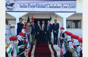 A small ceremony was held to mark the opening of the India Ports Global Limited’s office in Chabahar, Iran