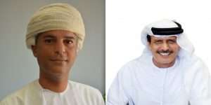 (left) Tarik Al Junaidi, former Chief Executive, Oman Shipping Company; (right) Khamis Juma Buamim, former Managing Director & Group CEO, Gulf Navigation Holding