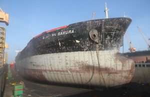 The Greek tanker, VL Sakura, operated by Hellenic Tankers, recently docked at ODC for general repairs, getting 2019 off to a good start for the Duqm yard