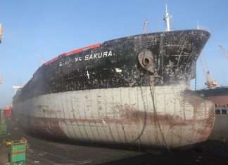 The Greek tanker, VL Sakura, operated by Hellenic Tankers, recently docked at ODC for general repairs, getting 2019 off to a good start for the Duqm yard