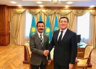 DP World Chairman and Chief Executive, Sultan Ahmed Bin Sulayem, and Kazakhstan’s Prime Minister H.E. Askar Mamin recently met in the Kazakh capital Astana.