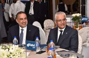 Abdullah Aldubaikhi, Chief Executive of Bahri and Ahmed Al-Ghaith, President of Bahri Logistics at the Mumbai gala dinner