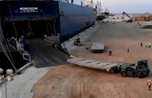 The Port of Duqm has demonstrated a ro-ro cargo handling capability