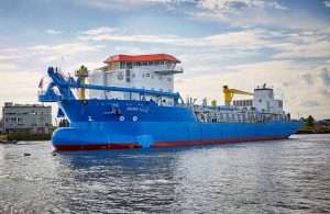 The latest order for a trailing suction hopper dredger follows the successful delivery by IHC to NMDC of the Arzana in 2018