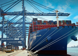 : Cosco Shipping Solar is the largest container vessel to date to call at Khalifa Port