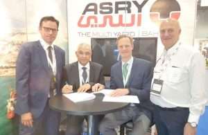 ASRY signed the agency agreement with UQP at this year’s Norshipping event