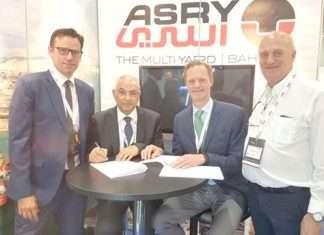 ASRY signed the agency agreement with UQP at this year’s Norshipping event