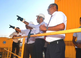 Minister Ratnayaka has said expanding capacity at Colombo Port has to be the top priority for SLPA