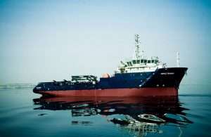 Topaz Triumph, one of the fleet of vessels that will now be operated within the DP World group business structure