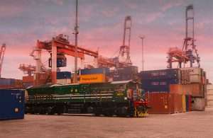 The first train leaving PICT’s Karachi terminal for Lahore