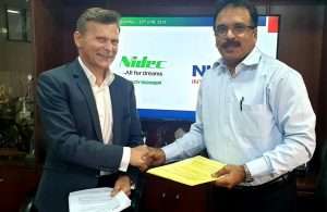 Philippe Wesolowski, Country Leader, Moteurs Leroy Somer ME and Pilakkal Thamban, General Manager, Nico International