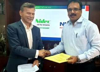Philippe Wesolowski, Country Leader, Moteurs Leroy Somer ME and Pilakkal Thamban, General Manager, Nico International