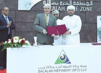 Salalah Freezone has signed an agreement for the building of a new refinery