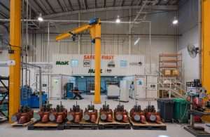 Mak Middle East’s turbocharger servicing facility at DMC
