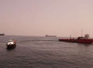One of Fairdeal’s Diva U-Booms in the water