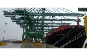 PSA’s BMCT terminal in JNPT broke its handling record when working on APL Korea