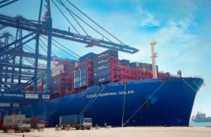 Business from COSCO Shipping Ports has helped boost container throughput at Khalifa Port