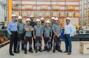 The MaK team at the facility in DMC