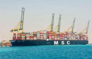 MSC Mina alongside at King Abdullah Port