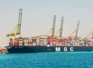 MSC Mina alongside at King Abdullah Port