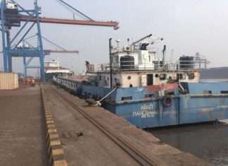 MV Maheshwari transported a total of 53 teu of containers on its maiden voyage