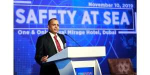 Eugene Mayne, CEO at Tristar, addressing the Safety at Sea Conference in Dubai this month
