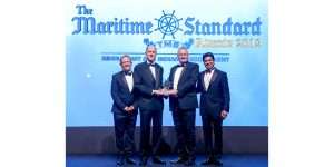 Ronald Lichtenecker, Managing Director for GAC Dubai, accepted the Ship Agency of the Year accolade at The Maritime Standards 2019 ceremony