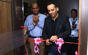 Nitin Mehta, Tomini group CEO, opening up the new crewing centre in Mumbai