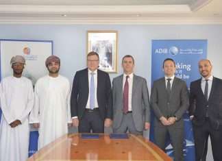 ADIB and OSC executives signing the new Ijara facility for two VLCCs