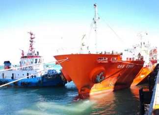 The LPG carrier Gas Esco was the first vessel to call at the new dedicated facility in Gwadar port