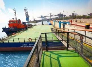 Essar operates a range of facilities in Hazira port, including dry bulk and passenger terminals