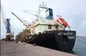 AEC Diligence alongside in Paradip during the record-breaking operation