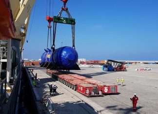 Mammoet has successfully transported a series of LPG tanks, known as bullets, from Sohar to the Duqm refinery site, via the Port of Duqm
