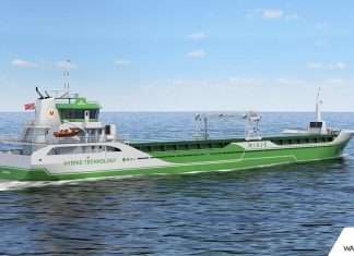 Computer generated image of the new Eco Bulk vessel type