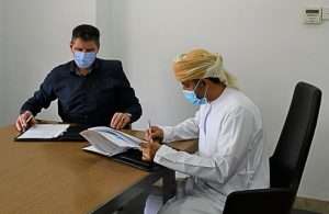 The general cargo terminal operator in the port of Sohar has signed a deal for the handling of wheat and grains. Raid Al-Rubaiey, CEO, Sohar Flour Mills and Hendrik Schenkenberg van Mierop, CEO, C. Steinweg Oman conclude the agreement