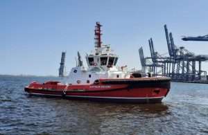 Sohar has now received the fifth and last new tug that will upgrade towage capabilities in the port