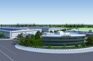 Computer generated image of the new Nhava Sheva Business Park Free Zone