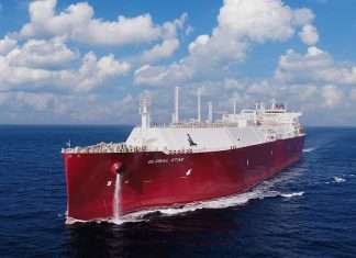 The newly-delivered LNG carrier, Global Star
