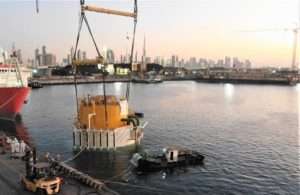 One of the newly completed Calm buoys