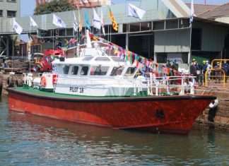 The pilot launch for SLPA was handed over at a ceremony in February