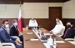 The virtual signing ceremony was attended by H.E. Mr. Ahmad bin Mohammed Al-Sayed, the Minister of State and Chairman of QFZA. The agreement was signed by Björn Engblom, GAC Group Executive Chairman & Trustee (via video conference) and Lim Meng Hui, Chief Executive Officer of QFZA, in the presence of Abdulla Al-Misnad, Deputy CEO of QFZA.
