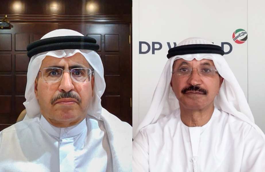 A Memorandum of Understanding was signed during a virtual ceremony in the presence of H.E. Saeed Mohammed Al Tayer, MD & CEO of DEWA, and H.E. Sultan Ahmed Bin Sulayem, Group Chairman and CEO, DP World.