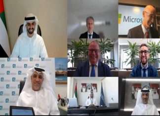 The agreement between Abu Dhabi Terminals and Microsoft was signed virtually