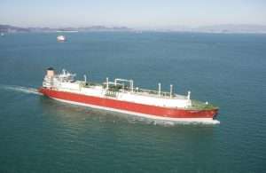 One of the LNG carriers owned by Qatar-based Nakilat