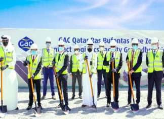 The ground breaking ceremony for GAC’s new logistics facility in Qatar