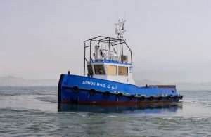 One of the new line boats recently delivered to ADNOC L&S by Albwardy Damen