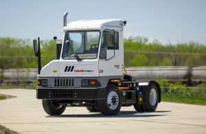 A Kalmar Ottowa terminal tractor of the type acquired by DP World for Jeddah South