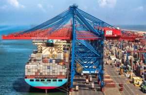 SCCT has raised the height of some ship-to-shore cranes so that it can better handle mega containerships